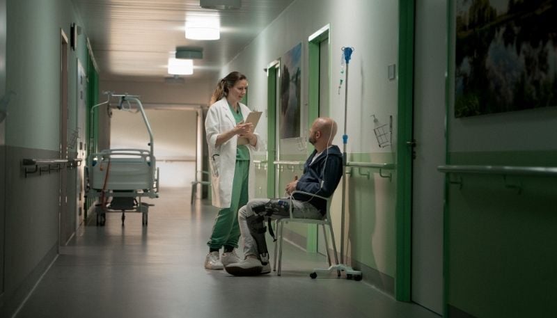 Dokter en patiënt